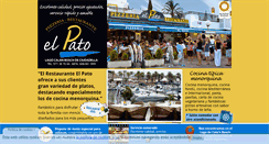 Desktop Screenshot of elpato-restaurant.com